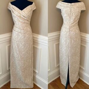 Long  champagne dress